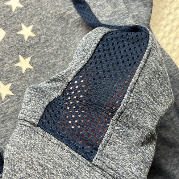 Under Armour Sweatshirt Top Womens Size Medium Blue Wrap Cowl Neck Pre Owned - Picture 5 of 14